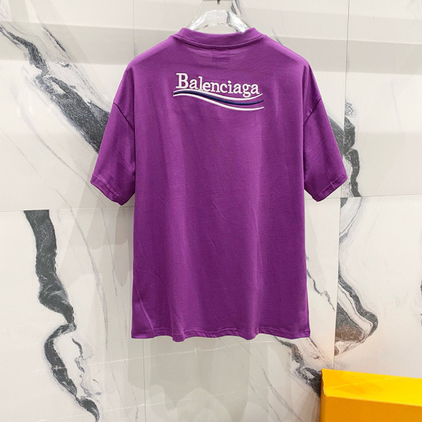 Balenciaga, Men's T-Shirt, Purple