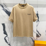 Balmain, Men's T-Shirt, Camel