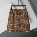 Fendi, Men's Short Suit, Brown
