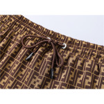 Fendi, Men's Short Suit, Brown