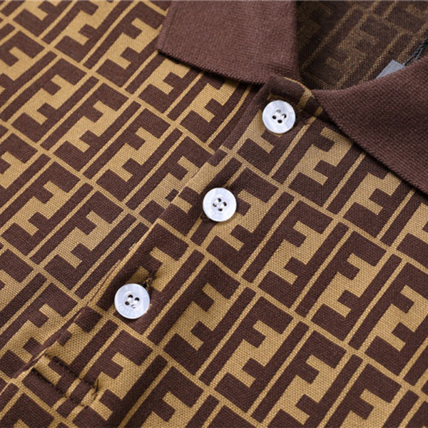 Fendi, Men's Short Suit, Brown