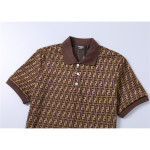 Fendi, Men's Short Suit, Brown