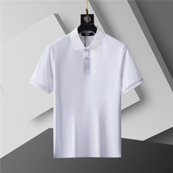 Fendi, Men's Polo, White