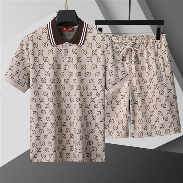 Gucci, Men's Short Suit, Beige