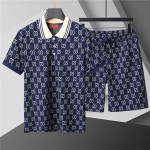 Gucci, Men's Polo, Blue