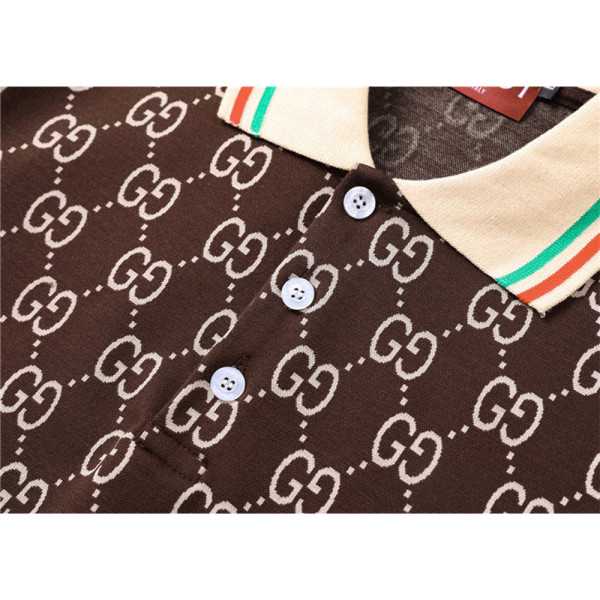 Gucci, Men's Short Suit, Brown