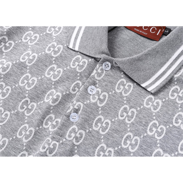 Gucci, Men's Polo, Grey
