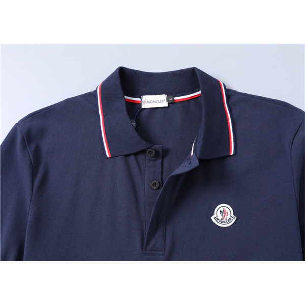 Moncler, Men's Polo, Navy