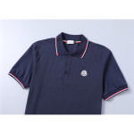Moncler, Men's Polo, Navy