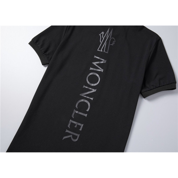 Moncler, Men's Polo, Black