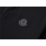 Moncler, Men's Polo, Black