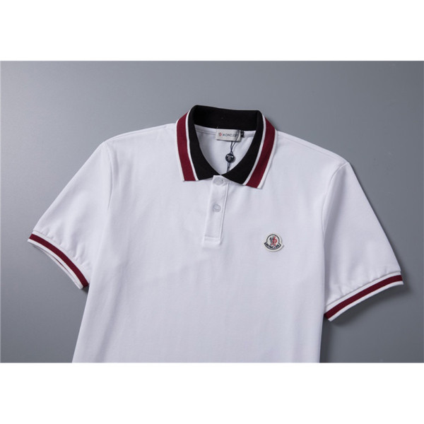 Moncler, Men's Polo, White
