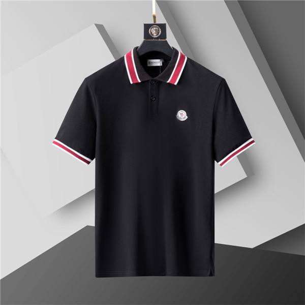 Moncler, Men's Polo, Black