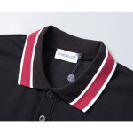 Moncler, Men's Polo, Black