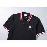 Moncler, Men's Polo, Black