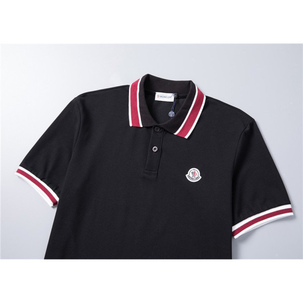 Moncler, Men's Polo, Black