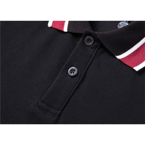 Moncler, Men's Polo, Black
