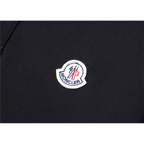 Moncler, Men's Polo, Black