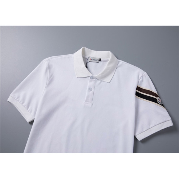 Moncler, Men's Polo, White
