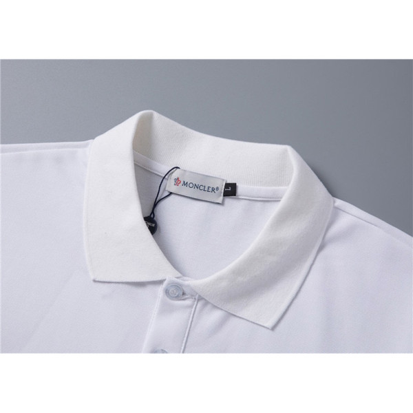 Moncler, Men's Polo, White