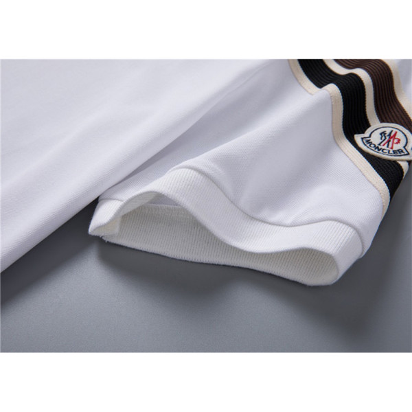 Moncler, Men's Polo, White