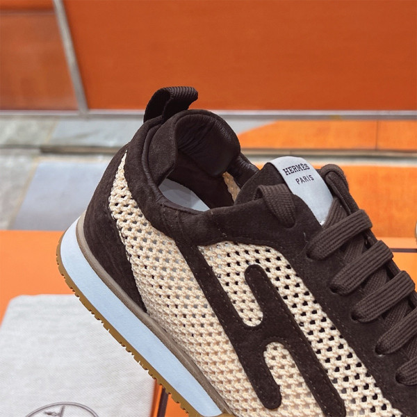 Hermes, Jet, Men's Sneaker, Brown