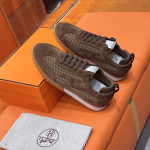 Hermes, Jet, Men's Sneaker, Brown
