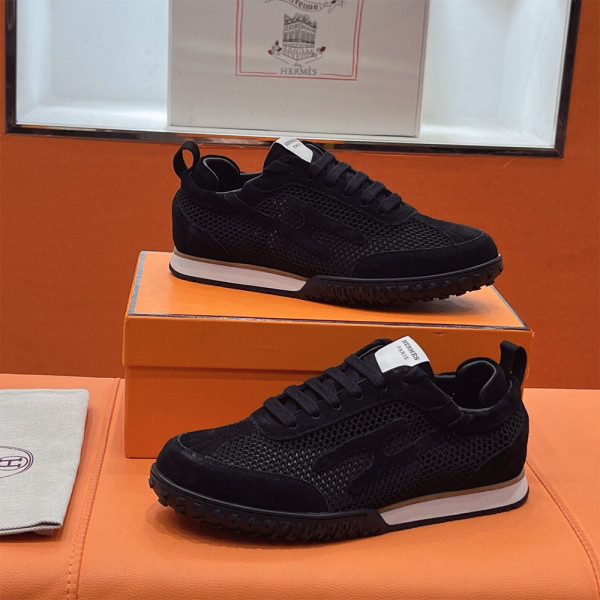 Hermes, Jet, Men's Sneaker, Black
