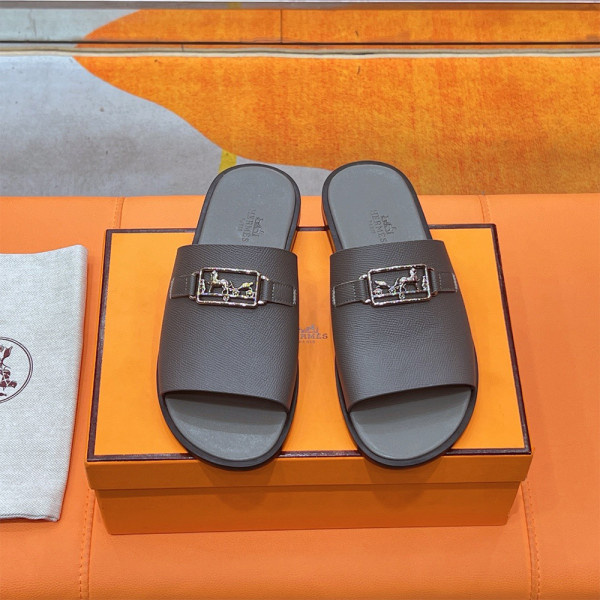 Hermes, Men's Slipper, Grey