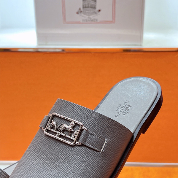 Hermes, Men's Slipper, Grey