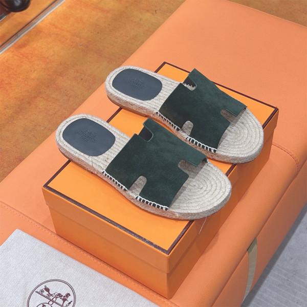 Hermes, Izmir, Men's Slipper, Khaki