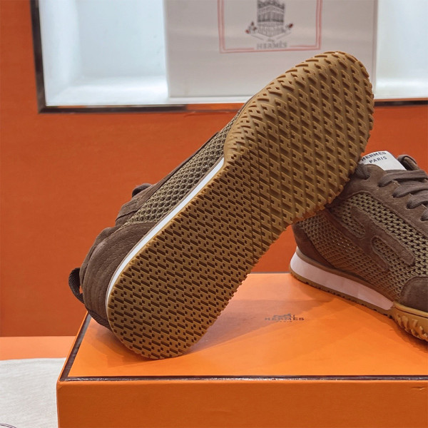 Hermes, Jet, Women's Sneaker, Brown