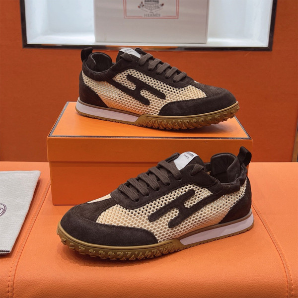 Hermes, Jet, Women's Sneaker, Brown