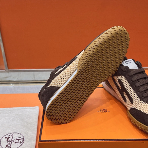 Hermes, Jet, Women's Sneaker, Brown