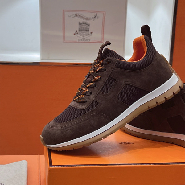 Hermes, Women's Sneaker, Brown