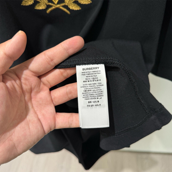 Burberry, Men's T-Shirt, Black