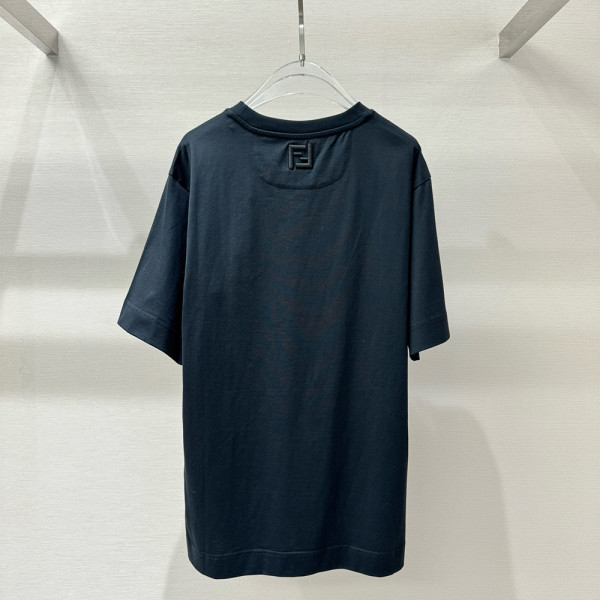 Fendi, Men's T-Shirt, Black