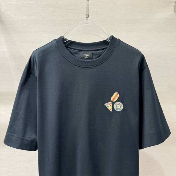 Fendi, Men's T-Shirt, Black