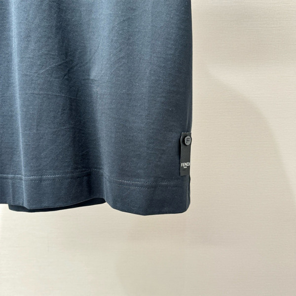 Fendi, Men's T-Shirt, Black