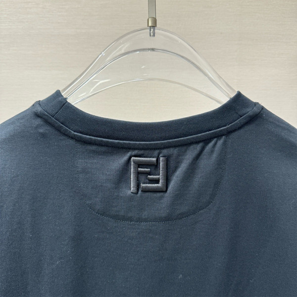 Fendi, Men's T-Shirt, Black