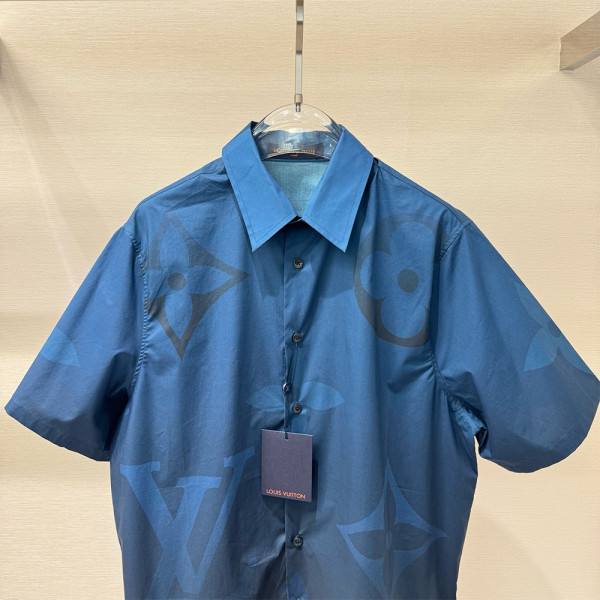 Louis Vuitton, Men's Shirt, Blue