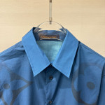 Louis Vuitton, Men's Shirt, Blue