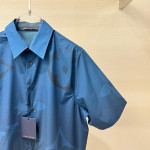 Louis Vuitton, Men's Shirt, Blue