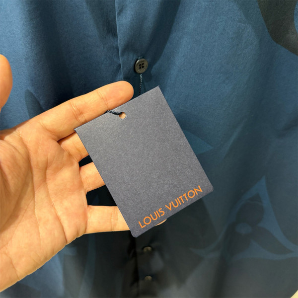 Louis Vuitton, Men's Shirt, Blue
