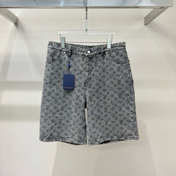 Louis Vuitton, Men's DEnim Short, Black