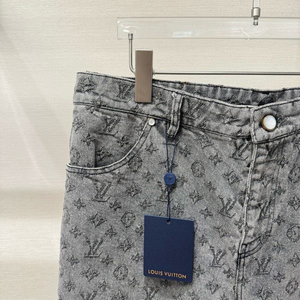 Louis Vuitton, Men's DEnim Short, Black