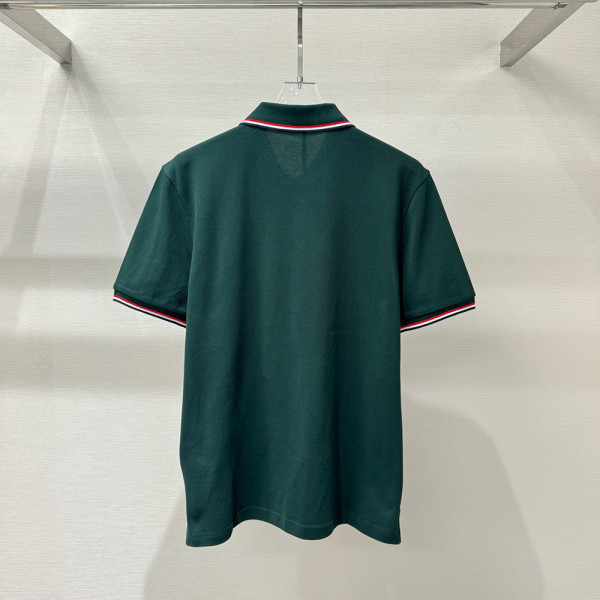 Moncler, Men's Polo, Green