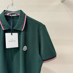 Moncler, Men's Polo, Green