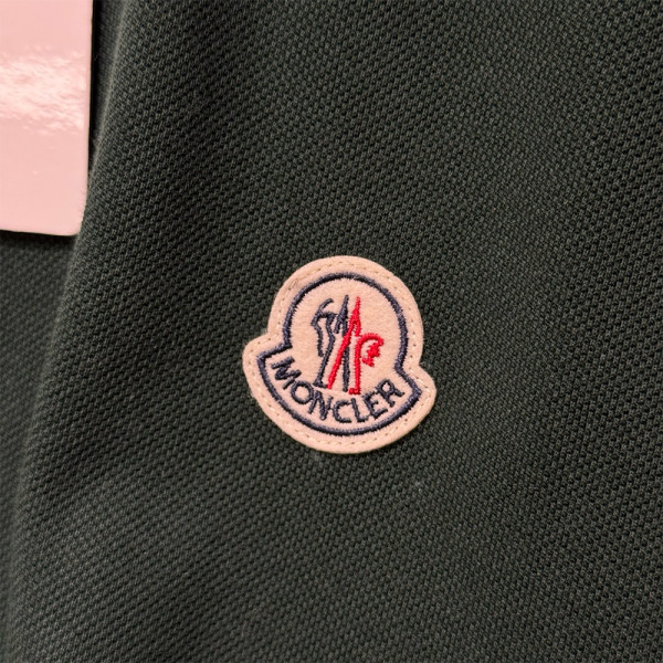Moncler, Men's Polo, Green