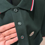 Moncler, Men's Polo, Green